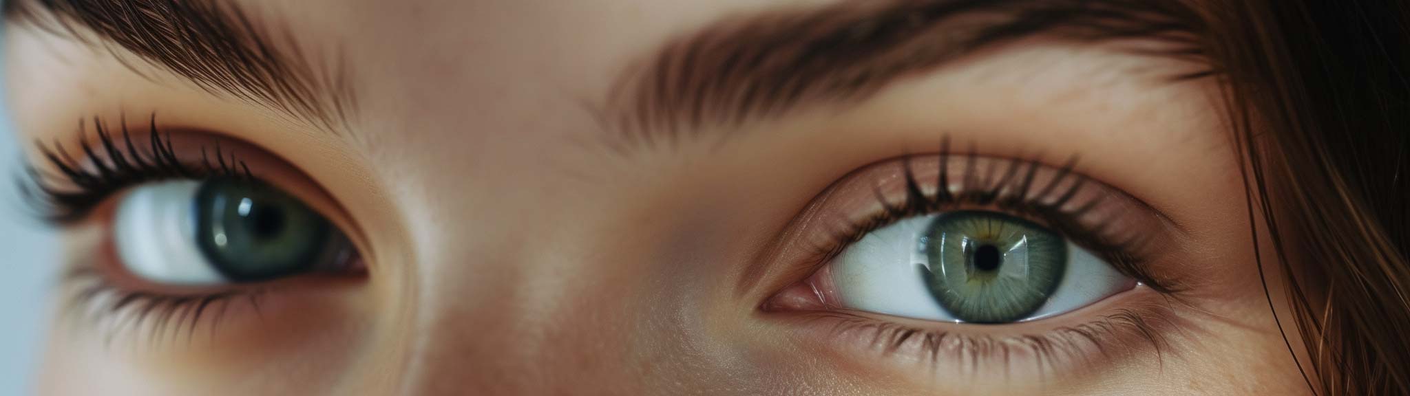 close up van ogen 